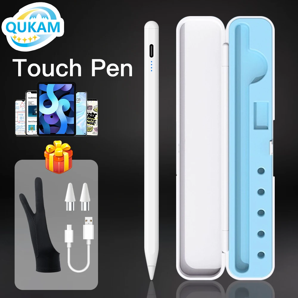 QUKAM Универсальная сенсорная ручка с емкостными перчатками для Samsung Huawei Xiaomi для Android IOS Tablet Phone Стилус с пеналом
QUKAM Универсальная сенсорная ручка с емкостными перчатками для Samsung Huawei Xiaomi для Android IOS Tablet Phone Стилус с пеналом
