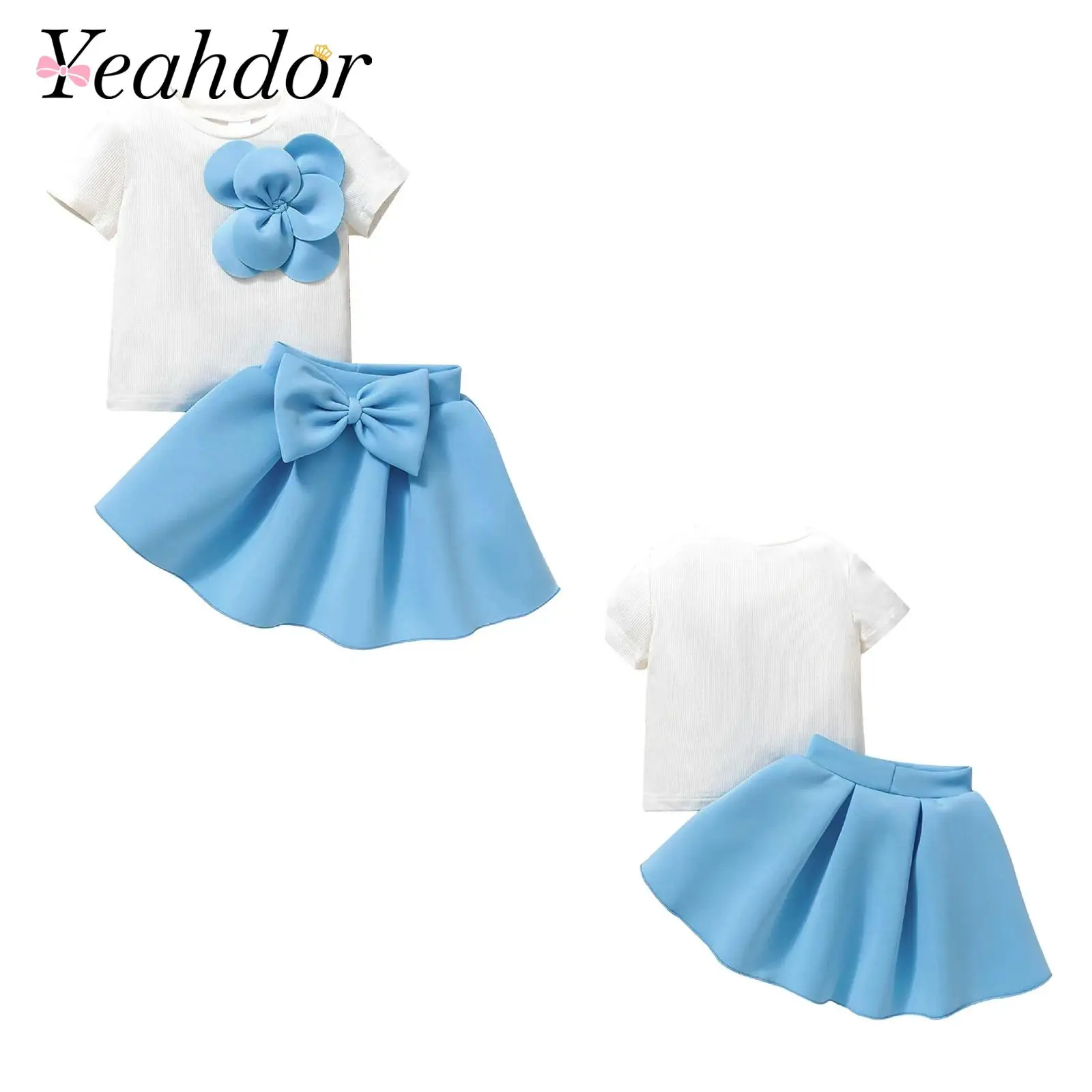 2025 Girls Toddlers Clothes Summer Baby Outfits Bowknot Short Sleeve Tops +Tutu Skirt Set Kids Birthday Party Casual Suits
2025 Girls Toddlers Clothes Summer Baby Outfits Bowknot Short Sleeve Tops +Tutu Skirt Set Kids Birthday Party Casual Suits