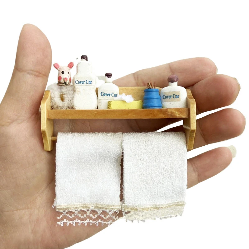 1 комплект, 1:12, кукольный домик, миниатюрная мебель, вешалка для парфюмерных полотенец, комплект для ванной комнаты, модель принадлежностей для макияжа, мини-полка для косметики
1 комплект, 1:12, кукольный домик, миниатюрная мебель, вешалка для парфюмерных полотенец, комплект для ванной комнаты, модель принадлежностей для макияжа, мини-полка для косметики