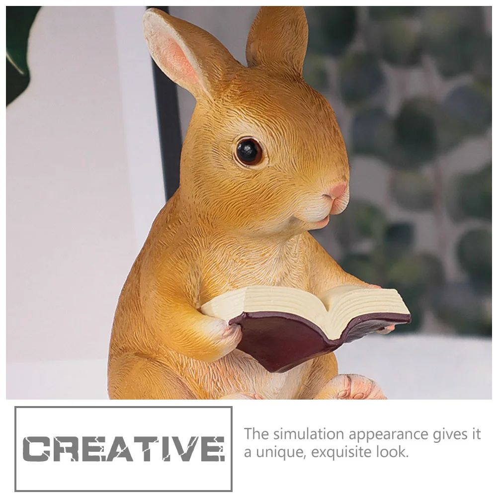 1pc Rabbit Bunny Reading Cartoon Rabbit Decorations Book Design Garden Decor Outdoor Landscape Ornament Desktop Craft Statue
1pc Rabbit Bunny Reading Cartoon Rabbit Decorations Book Design Garden Decor Outdoor Landscape Ornament Desktop Craft Statue