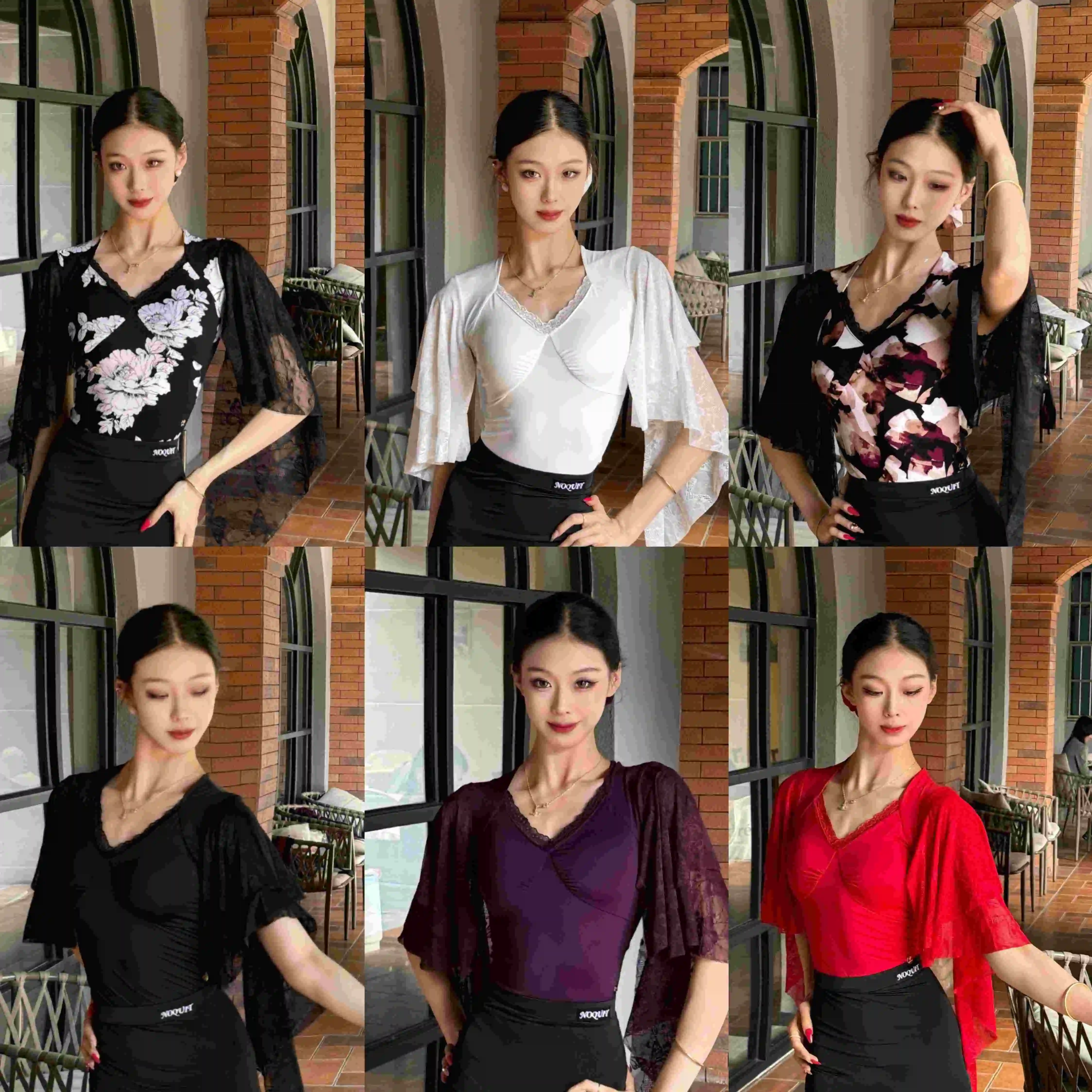 Ballroom Dance Tops Women Lace V Neck Short Sleeves Leotards Waltz Dance Performance Clothes Latin Dance Practice Wear DNV27062
Ballroom Dance Tops Women Lace V Neck Short Sleeves Leotards Waltz Dance Performance Clothes Latin Dance Practice Wear DNV27062