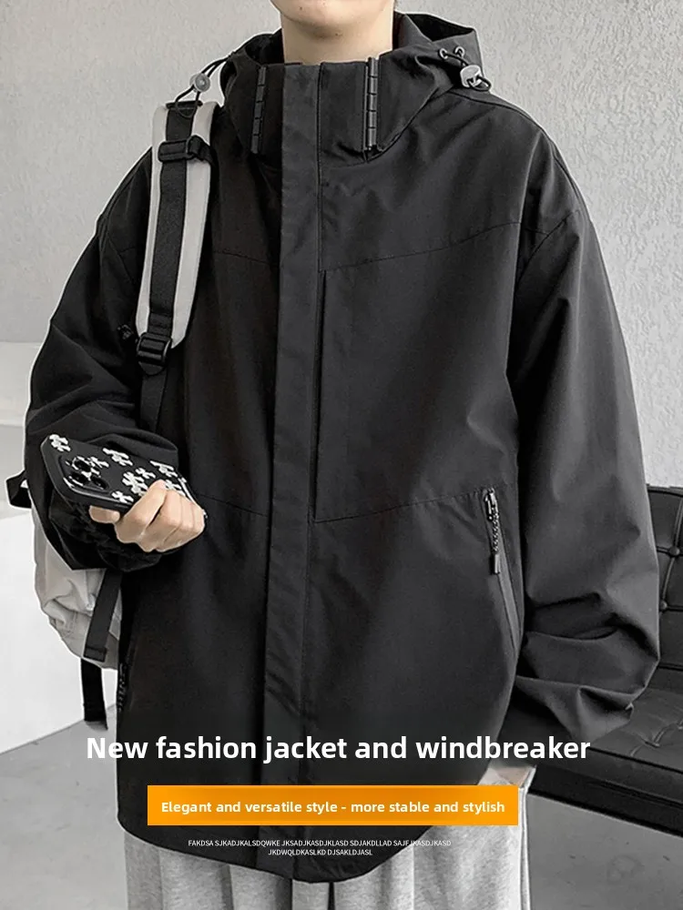 Мужская парка с подкладкой, со съемным капюшоном, ветрозащитная, водонепроницаемая, для весны и осени, повседневная рабочая одежда, куртка-бомбер, верхняя одежда
Мужская парка с подкладкой, со съемным капюшоном, ветрозащитная, водонепроницаемая, для весны и осени, повседневная рабочая одежда, куртка-бомбер, верхняя одежда