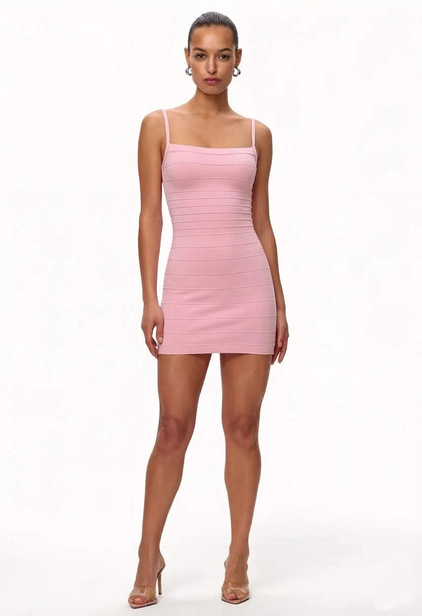 2026 Women Sexy New Sleeveless Stra Midi Bodycon Dress Party Costume Bar Nightclub Stage Performance Clothing
2026 Women Sexy New Sleeveless Stra Midi Bodycon Dress Party Costume Bar Nightclub Stage Performance Clothing