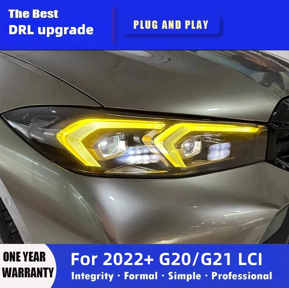 For 2023 2024 BMW G20 Yellow DRL G21LCI M340i M340ix M340dx 330i 320i LED/Laser Headlight Day lights Lemon Yellow Upgrade
For 2023 2024 BMW G20 Yellow DRL G21LCI M340i M340ix M340dx 330i 320i LED/Laser Headlight Day lights Lemon Yellow Upgrade