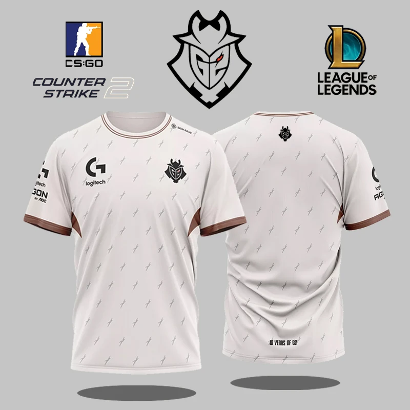G2 Esports Club 2025 White Jersey League Of Legends CSGO Professional League Player Uniforms Fan Customized T-shirts Unisex Tops
G2 Esports Club 2025 White Jersey League Of Legends CSGO Professional League Player Uniforms Fan Customized T-shirts Unisex Tops