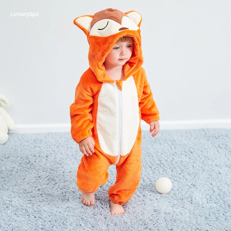 Fox Romper Baby Warm Jumpsuit Boy Girl Winter Outfit Halloween Animal Suit Funny Cute Onesie Festival Party Clothes
Fox Romper Baby Warm Jumpsuit Boy Girl Winter Outfit Halloween Animal Suit Funny Cute Onesie Festival Party Clothes