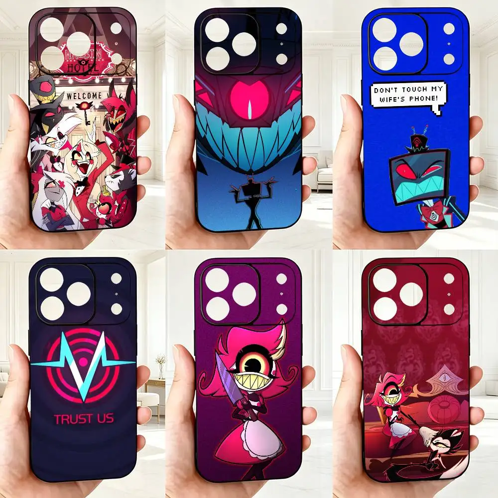 H-Hazbin Hotel Phone Case For IPhone 17,16,15,14,13,12,11 Plus,Pro Max,XS,Soft Silicone Black Cover
H-Hazbin Hotel Phone Case For IPhone 17,16,15,14,13,12,11 Plus,Pro Max,XS,Soft Silicone Black Cover