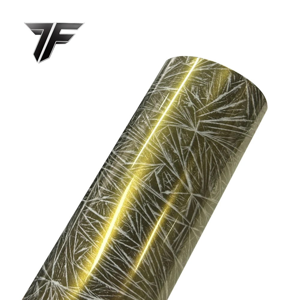High Quality Ice-cracked-silver-gold Vinyl Color Change Film for Car Body and Interior Decoration
High Quality Ice-cracked-silver-gold Vinyl Color Change Film for Car Body and Interior Decoration