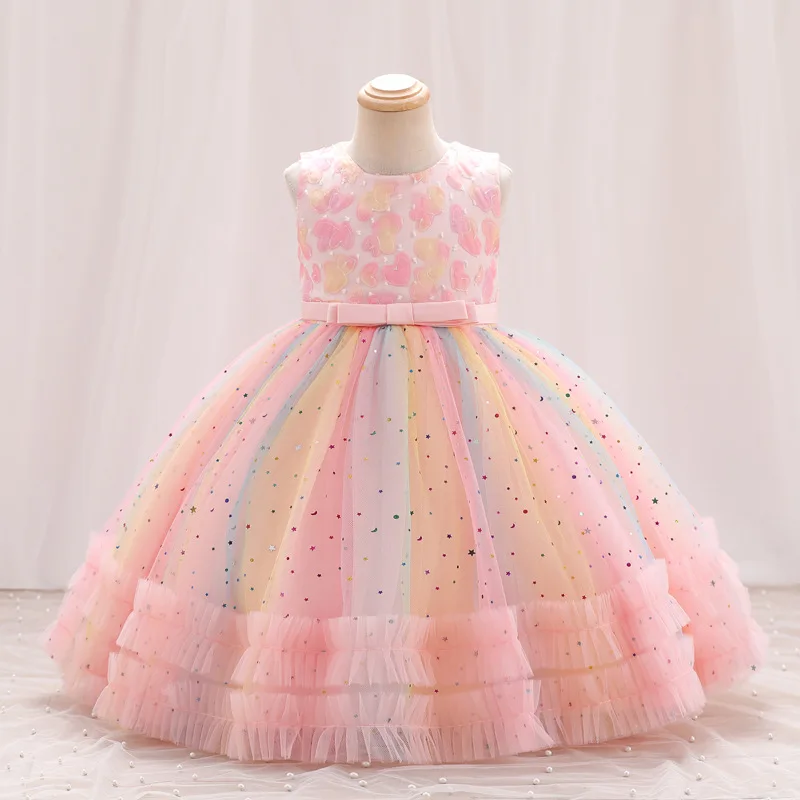 Girls Evening Dress High-end Catwalk Princess Dress For 0-11Years Baby Girls Ball Mesh Gown Children Birthday Age Dress
Girls Evening Dress High-end Catwalk Princess Dress For 0-11Years Baby Girls Ball Mesh Gown Children Birthday Age Dress
