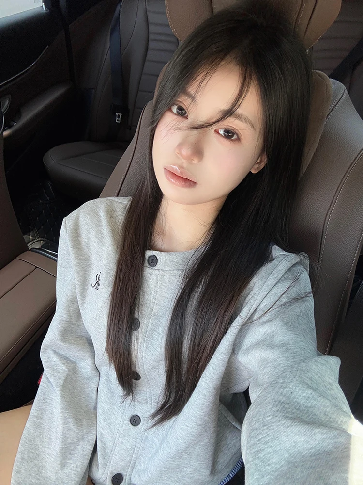 Korean Style Plaid Splicing Open Cardigan Sweatshirt Women's New 2025 Spring Autumn Casual Long Sleeve Top Coat
Korean Style Plaid Splicing Open Cardigan Sweatshirt Women's New 2025 Spring Autumn Casual Long Sleeve Top Coat