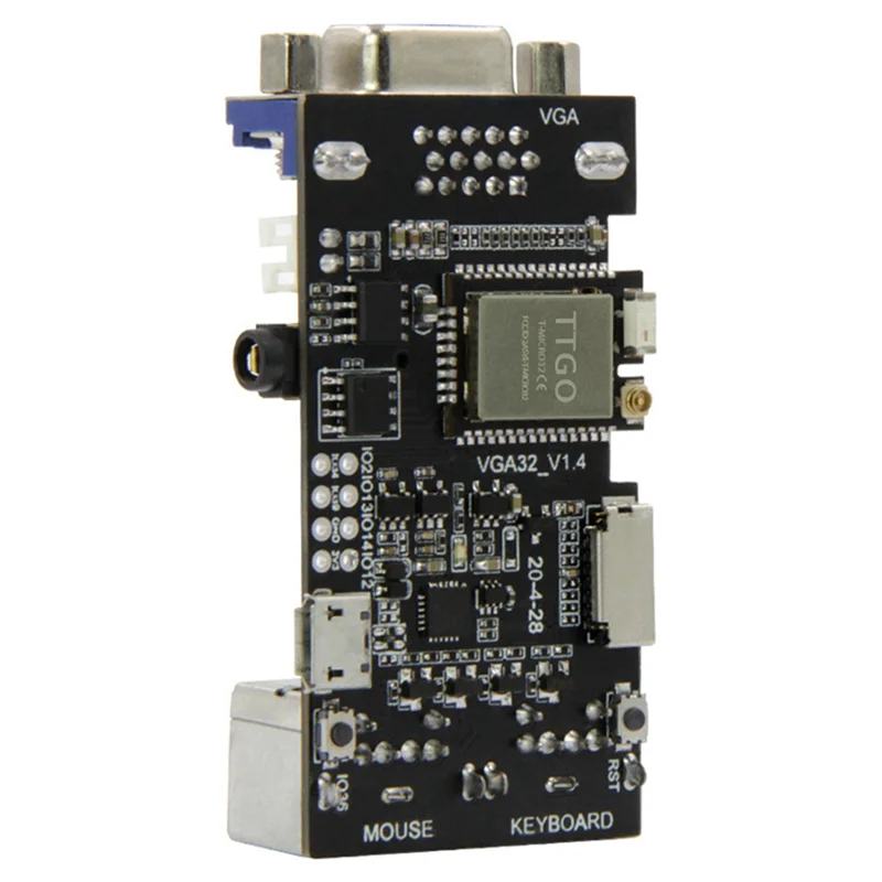 TTGO VGA32 VGA ESP32 Модуль PSRAM V1.4 Контроллер PS/2 Мышь Клавиатура Графическая библиотека Игровая клеммная схема ANSI/VT
TTGO VGA32 VGA ESP32 Модуль PSRAM V1.4 Контроллер PS/2 Мышь Клавиатура Графическая библиотека Игровая клеммная схема ANSI/VT