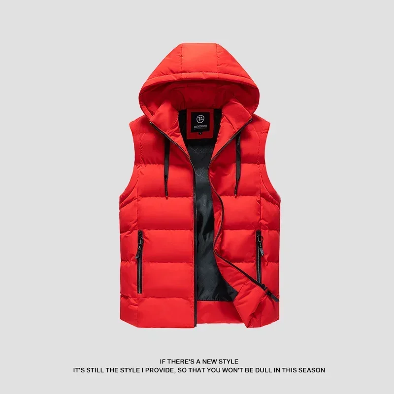 Men Vest Jacket Fall Winter Sleeveless Outdoor Casual Solid Warm Male Detachable Hooded Fleece Waterproof Fashion Waistcoat Coat
Men Vest Jacket Fall Winter Sleeveless Outdoor Casual Solid Warm Male Detachable Hooded Fleece Waterproof Fashion Waistcoat Coat