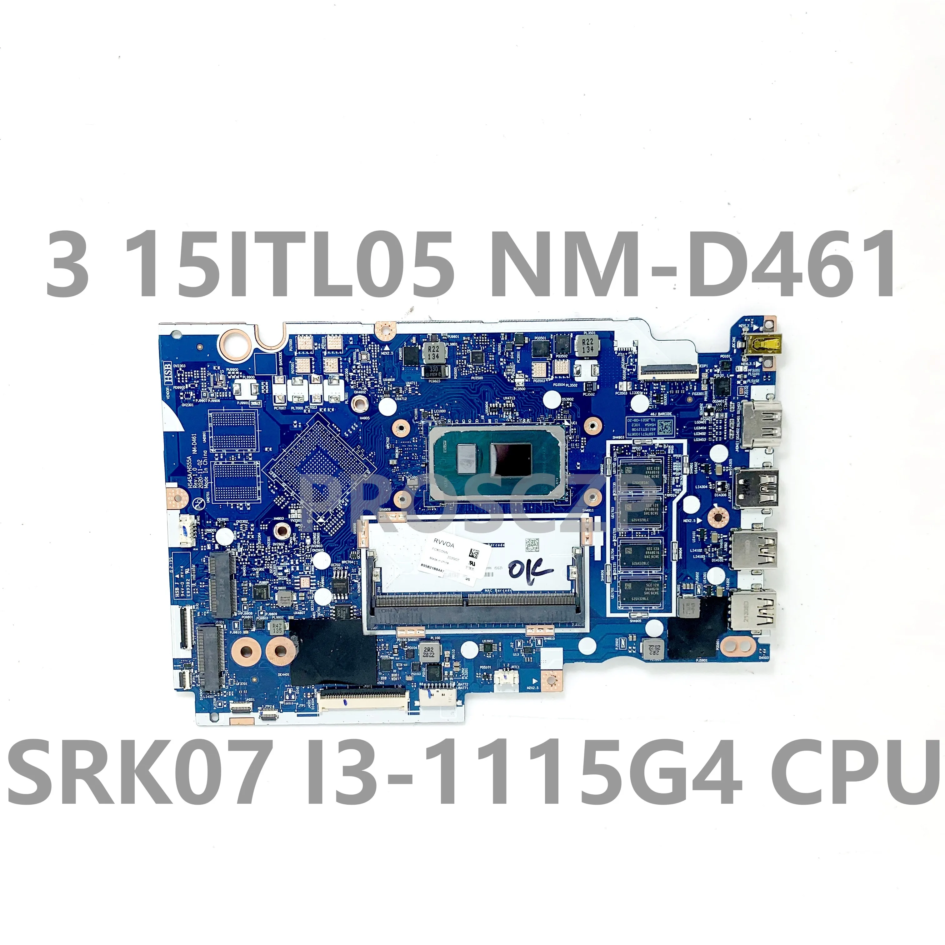 Материнская плата для Lenovo IdeaPad 3 15ITL05 HS45A/HS55A, материнская плата для ноутбука 5B21B84475 с SRK07, строгий центральный процессор, 4 Гб, 100% протестирован
Материнская плата для Lenovo IdeaPad 3 15ITL05 HS45A/HS55A, материнская плата для ноутбука 5B21B84475 с SRK07, строгий центральный процессор, 4 Гб, 100% протестирован