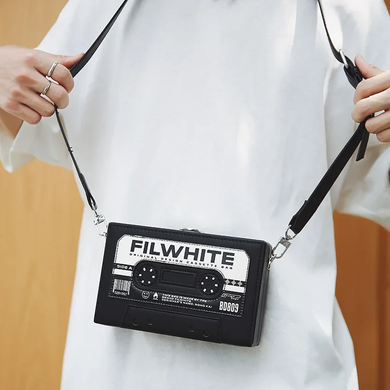 Fashionable Personalized Tape Recorder Crossbody Bag Cassette Box Shoulder Bag for Stylish Storage And Organization
Fashionable Personalized Tape Recorder Crossbody Bag Cassette Box Shoulder Bag for Stylish Storage And Organization