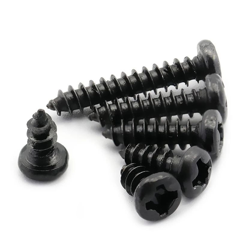 Mini Black Self Drilling Screws M1-M3.5 Cross Phillips Flat Round Head Self-tapping Screws Assorted Hardware Fittings
Mini Black Self Drilling Screws M1-M3.5 Cross Phillips Flat Round Head Self-tapping Screws Assorted Hardware Fittings
