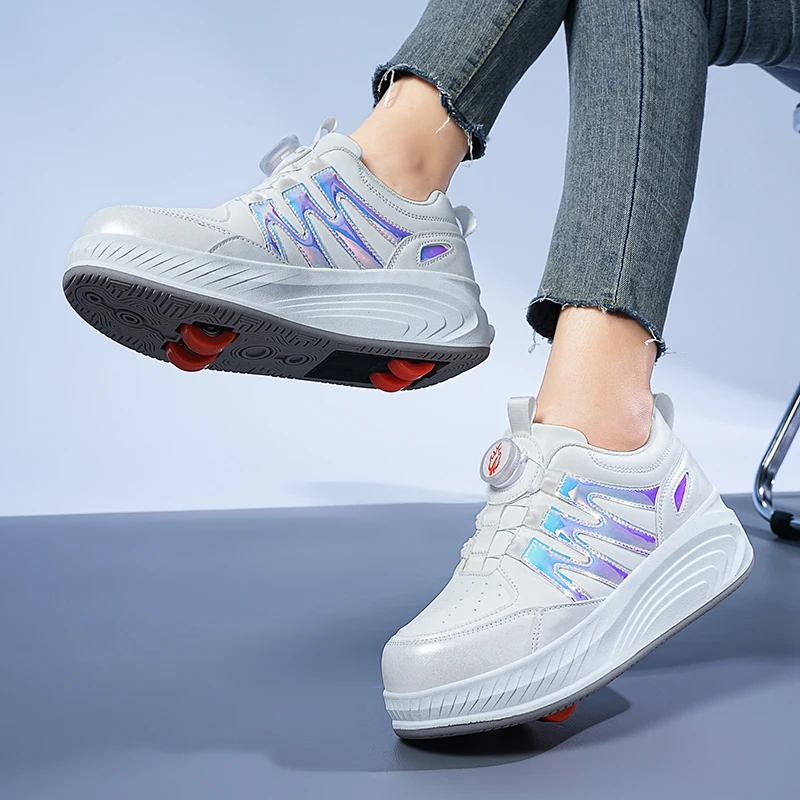 Roller Sneakers for Boys 2025 New: 2-Wheel Cool Multi-Light Skates, Girls' Wheeled Shoes for Students
Roller Sneakers for Boys 2025 New: 2-Wheel Cool Multi-Light Skates, Girls' Wheeled Shoes for Students