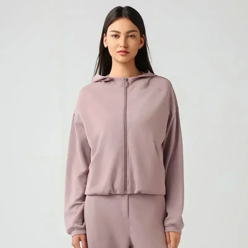 Lemon Hooded Zipper Cardigan Jacket Women's Autumn and Winter New Loose Casual Sweater Running Fitness Sports Top
Lemon Hooded Zipper Cardigan Jacket Women's Autumn and Winter New Loose Casual Sweater Running Fitness Sports Top