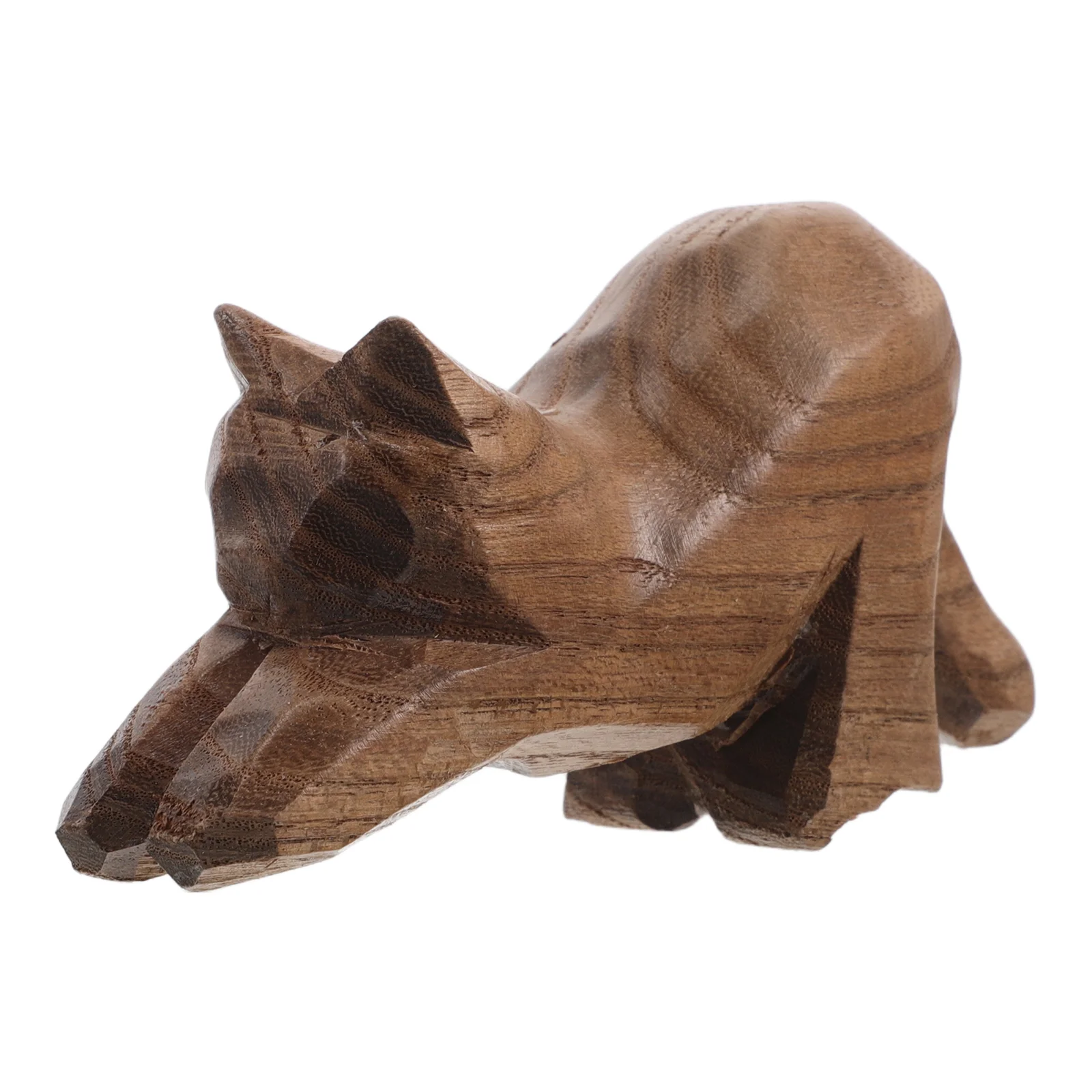 Wooden Handmade Cat Sculpture Ornament Hand-Carved Wood Cat Statue For Home And Office Table Decor Cute Kitten Desktop Ornaments
Wooden Handmade Cat Sculpture Ornament Hand-Carved Wood Cat Statue For Home And Office Table Decor Cute Kitten Desktop Ornaments
