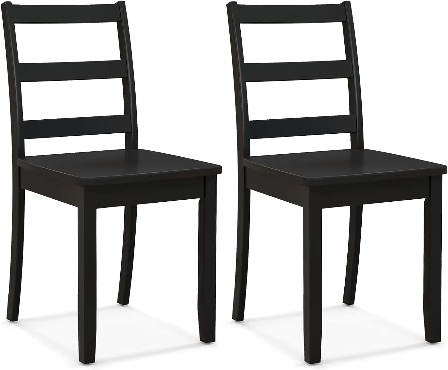 Giantex Wood Dining Chairs Set of 2 Black- Wooden Armless Kitchen Chairs with Solid Rubber Wood Legs, Non-Slip Foot Pads
Giantex Wood Dining Chairs Set of 2 Black- Wooden Armless Kitchen Chairs with Solid Rubber Wood Legs, Non-Slip Foot Pads