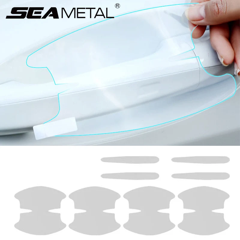 SEAMETAL Universal Car Door Handle Anti-scratch Protective Stickers Clear Invisible Car Door Wrist Paint Protection Film Decals
SEAMETAL Universal Car Door Handle Anti-scratch Protective Stickers Clear Invisible Car Door Wrist Paint Protection Film Decals
