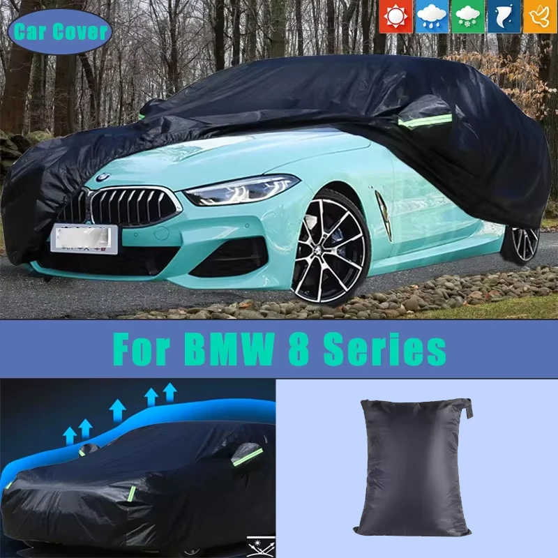 For BMW 8 Series Black Car Covers Outdoor Waterproof Dustproof Sun Rain Snow Protection Thick Oxford Cloth Full Outer Cover
For BMW 8 Series Black Car Covers Outdoor Waterproof Dustproof Sun Rain Snow Protection Thick Oxford Cloth Full Outer Cover
