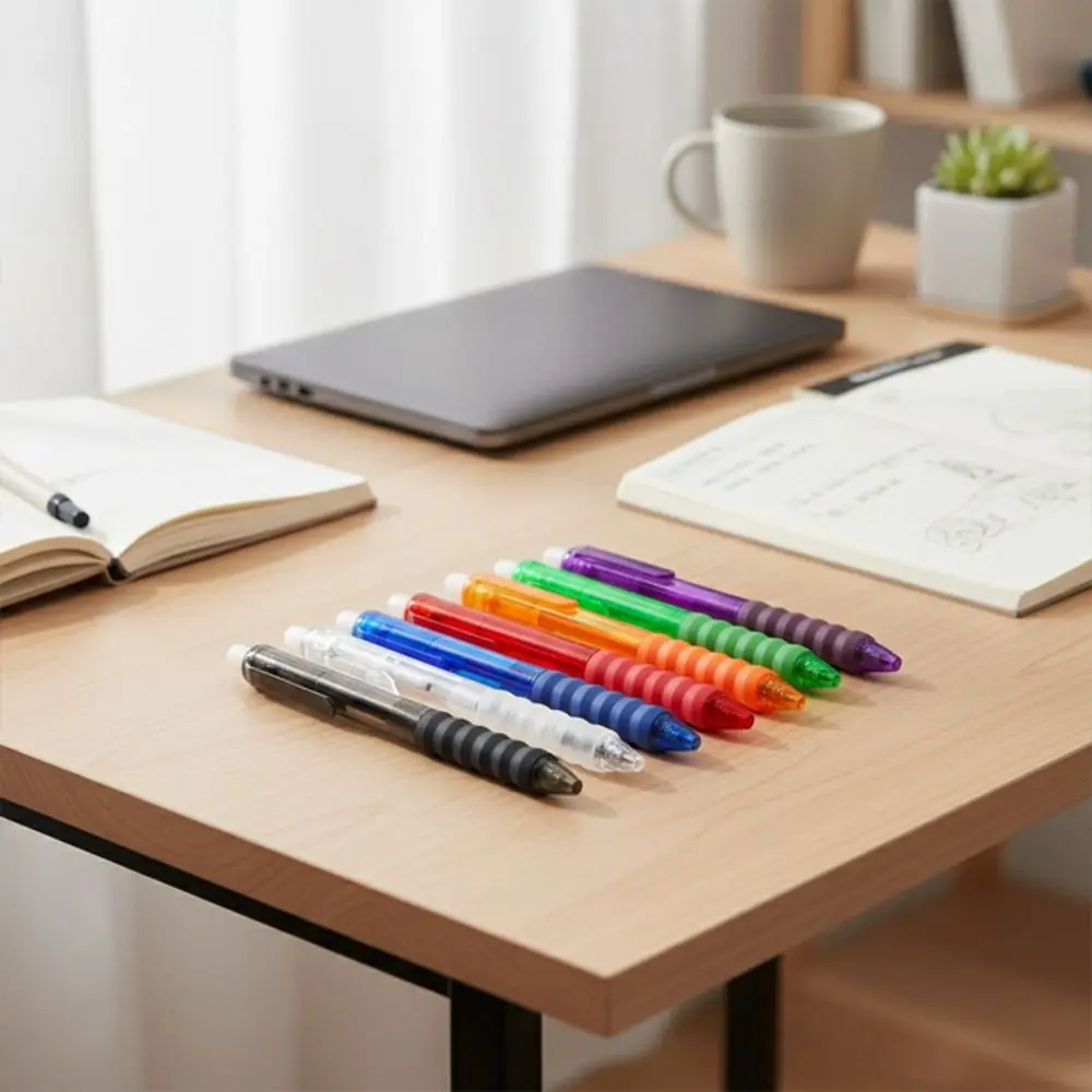 Refillable Colored Ink Erasable Pen Press Using 0.7mm Tip Ballpoint Pen Gel Pens Students
Refillable Colored Ink Erasable Pen Press Using 0.7mm Tip Ballpoint Pen Gel Pens Students