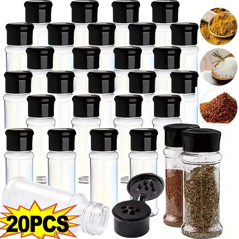 5/10/15/20PC Jars for spices Salt and Pepper Shaker Seasoning Jar spice organizer Plastic Barbecue Condiment Kitchen Gadget Tool
5/10/15/20PC Jars for spices Salt and Pepper Shaker Seasoning Jar spice organizer Plastic Barbecue Condiment Kitchen Gadget Tool