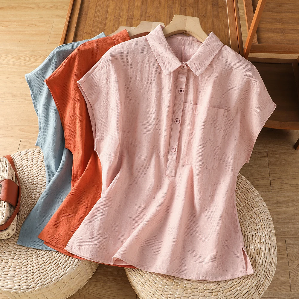 Korean Style plus Size Women's Summer New Mid-Aged Mommy Clothes Short Sleeve T-Shirt Base Shirt Top Breathable Thin Material
Korean Style plus Size Women's Summer New Mid-Aged Mommy Clothes Short Sleeve T-Shirt Base Shirt Top Breathable Thin Material