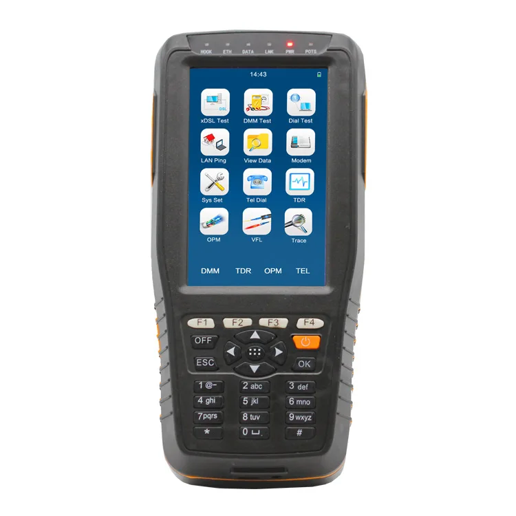 TM600P VDSL2 тестер с поддержкой 35b 30a 17a, тестер профиля VDSL с OPM VFL TDR и кабельным трекером
TM600P VDSL2 тестер с поддержкой 35b 30a 17a, тестер профиля VDSL с OPM VFL TDR и кабельным трекером