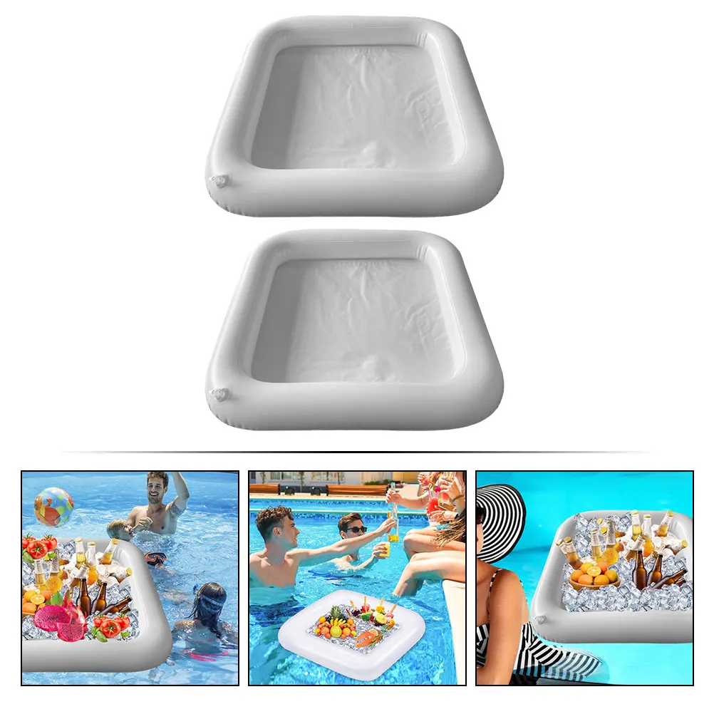 2pcs Inflatable Ice Serving Bars Floating Tray Pool Party Swimming Drink Holder Cooler Salad Buffet Storage Barbecue Picnic
2pcs Inflatable Ice Serving Bars Floating Tray Pool Party Swimming Drink Holder Cooler Salad Buffet Storage Barbecue Picnic