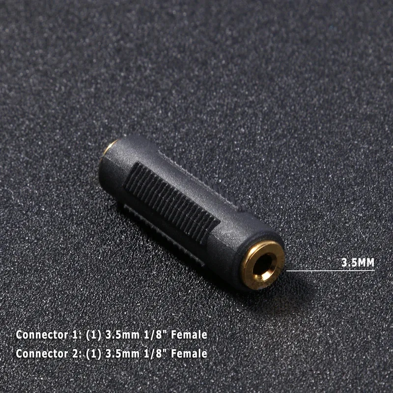 3.5mm Female to 3.5 mm Female Connector F/F Stereo Audio Coupler Adapter
3.5mm Female to 3.5 mm Female Connector F/F Stereo Audio Coupler Adapter