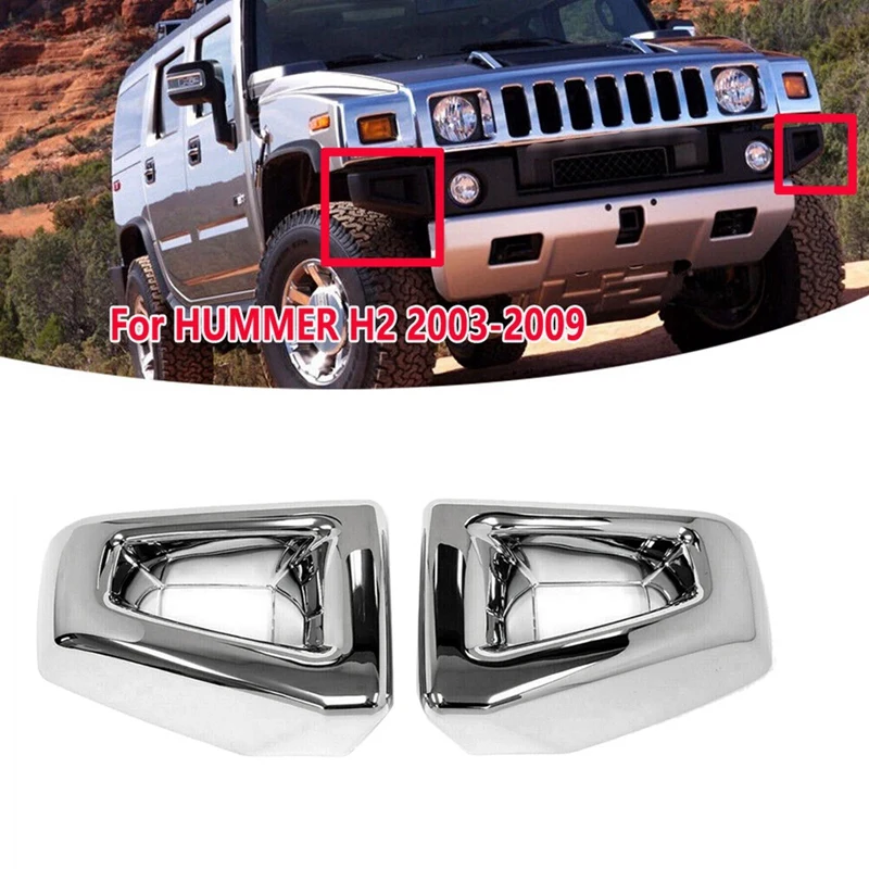 1 пара, декоративная накладка на передний бампер автомобиля Hummer H2 SUV SUT 2003-2009
1 пара, декоративная накладка на передний бампер автомобиля Hummer H2 SUV SUT 2003-2009