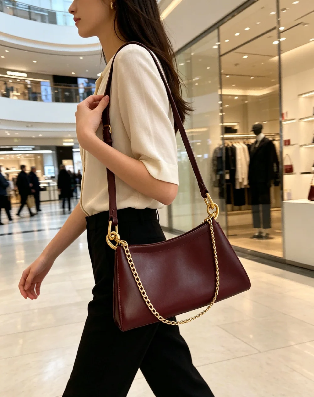 Women New Genuine Leather Underarm Bag Fashion Simple Ladies Shoulder Bag Luxury Brand Design Women Leather Handbag
Women New Genuine Leather Underarm Bag Fashion Simple Ladies Shoulder Bag Luxury Brand Design Women Leather Handbag
