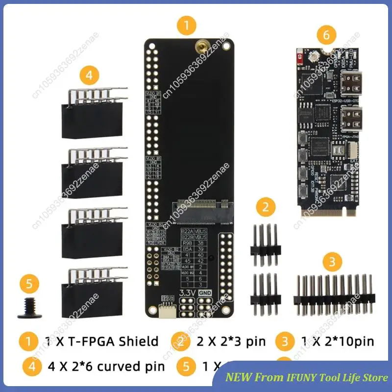 T-FPGA ESP32-S3 Development Board GW1NSR-LV4CQN48PC6/I5 Low-Power Microcontrollers ESP32-S3 Development Board New
T-FPGA ESP32-S3 Development Board GW1NSR-LV4CQN48PC6/I5 Low-Power Microcontrollers ESP32-S3 Development Board New