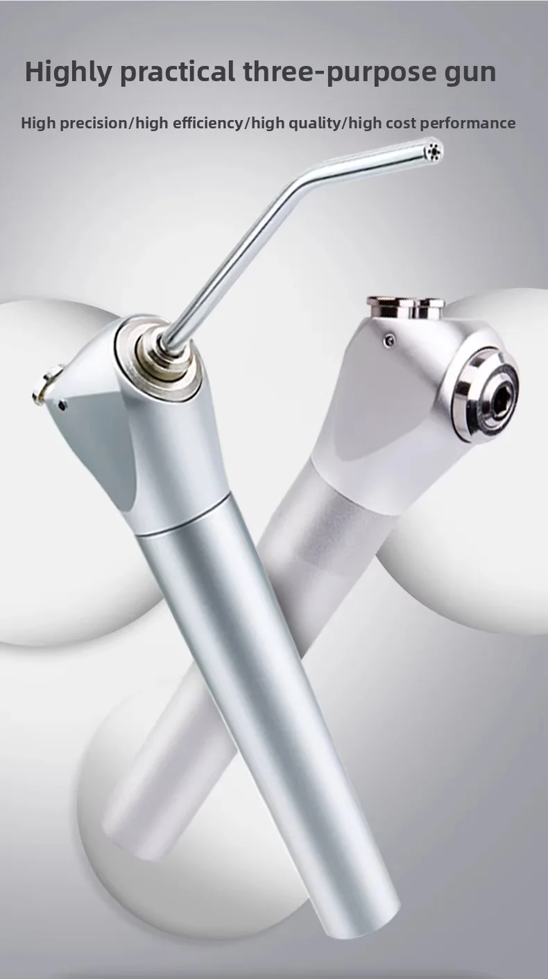Dental Triple Syringe Handpiece Air Water Spray with 2 Nozzles Tips Tubes For Air Triple Syringe Dentistry Material
Dental Triple Syringe Handpiece Air Water Spray with 2 Nozzles Tips Tubes For Air Triple Syringe Dentistry Material