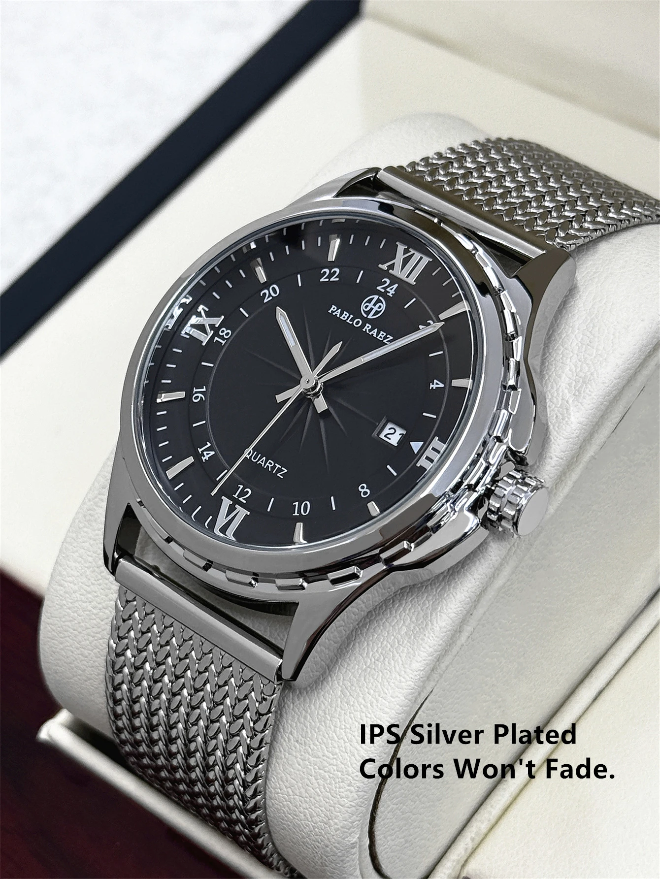 Мужские кварцевые часы PABLO RAEZ: реальные фото, брендовые, модные, повседневные, тонкие, с сетчатым стальным ремешком, водонепроницаемые, спортивные, серебристые (Relogio)
Мужские кварцевые часы PABLO RAEZ: реальные фото, брендовые, модные, повседневные, тонкие, с сетчатым стальным ремешком, водонепроницаемые, спортивные, серебристые (Relogio)