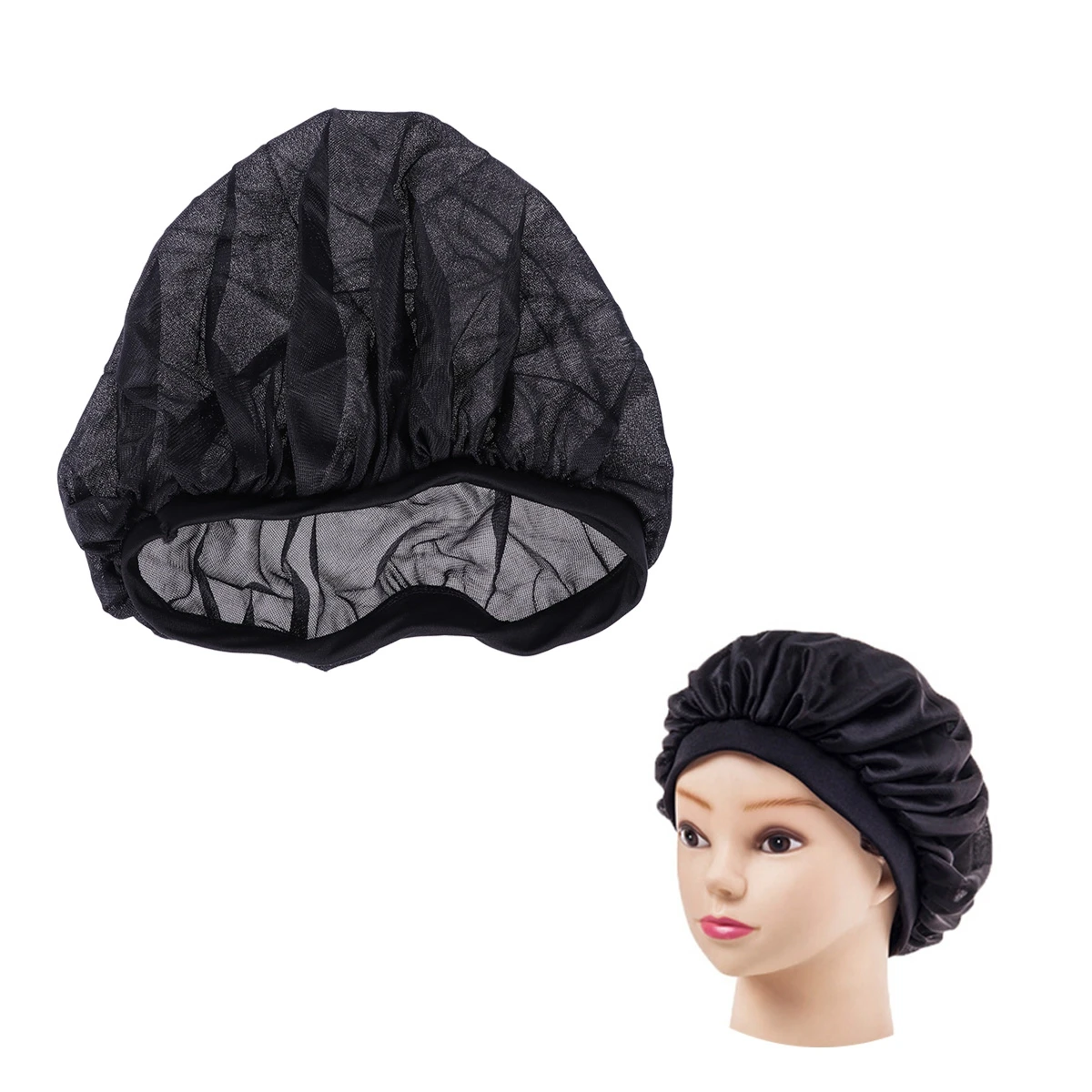 Satin Sleep Cap Night Hat for Women Long Hair 30cm Reusable Elastic Band Soft Breathable Comfortable Hairstyle Protector Bonnet
Satin Sleep Cap Night Hat for Women Long Hair 30cm Reusable Elastic Band Soft Breathable Comfortable Hairstyle Protector Bonnet