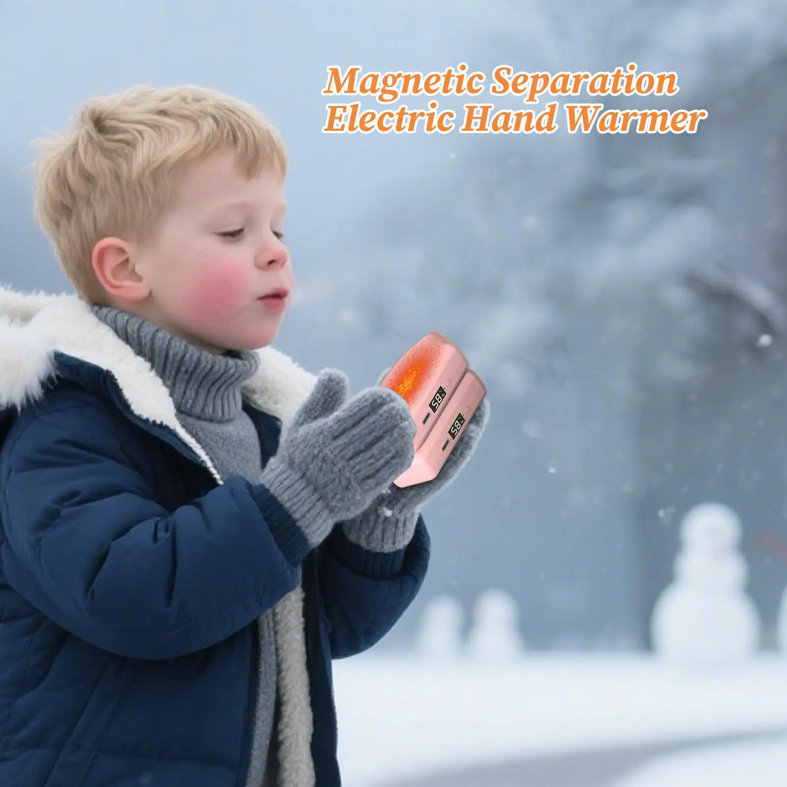 Перезаряжаемая грелка для рук, магнитный разделенный обогреватель для рук, USB маленькие электрические нагревательные гаджеты, цифровой дисплей для женщин, мужчин, детей, холодный
Перезаряжаемая грелка для рук, магнитный разделенный обогреватель для рук, USB маленькие электрические нагревательные гаджеты, цифровой дисплей для женщин, мужчин, детей, холодный