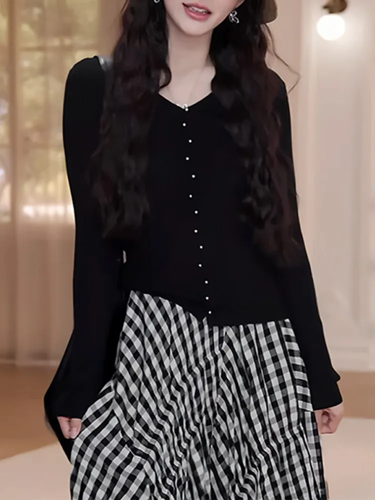 Casual Sle V-Ne Knitted Sweater Women's Faionable Lazy Ele Spring 2026 New Arrival Breathable Soft Fabric Top
Casual Sle V-Ne Knitted Sweater Women's Faionable Lazy Ele Spring 2026 New Arrival Breathable Soft Fabric Top