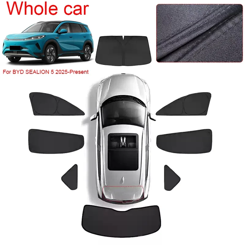 Premium Car-Specific Privacy Sunshade Curtain For BYD SEALION 5 2025-2026 Auto Anti-UV Heat Insulation Protect Cover Accessory
Premium Car-Specific Privacy Sunshade Curtain For BYD SEALION 5 2025-2026 Auto Anti-UV Heat Insulation Protect Cover Accessory