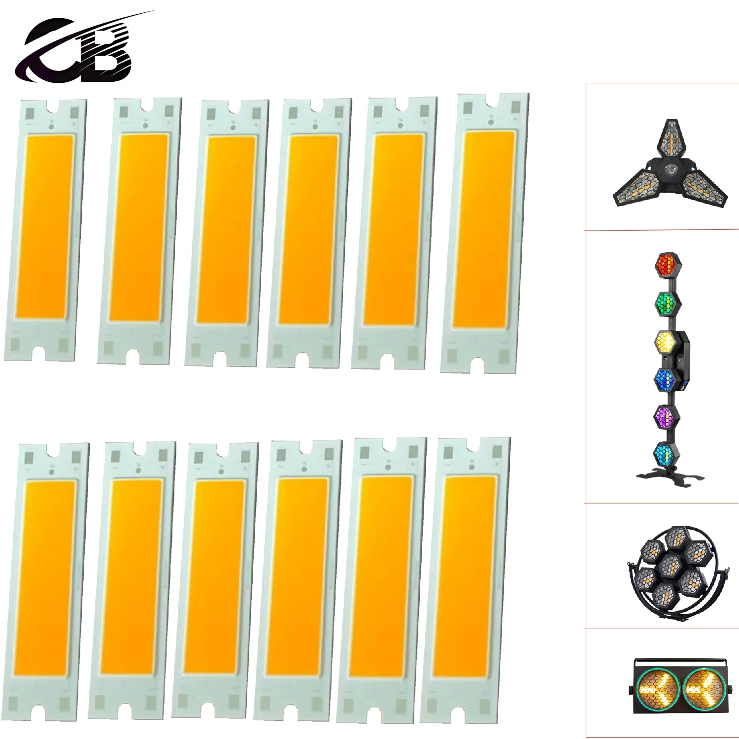 10pcs/ Amber LED COB light source DC 36V Retro Light Flashing Light Bar Background Stage Light accessories
10pcs/ Amber LED COB light source DC 36V Retro Light Flashing Light Bar Background Stage Light accessories