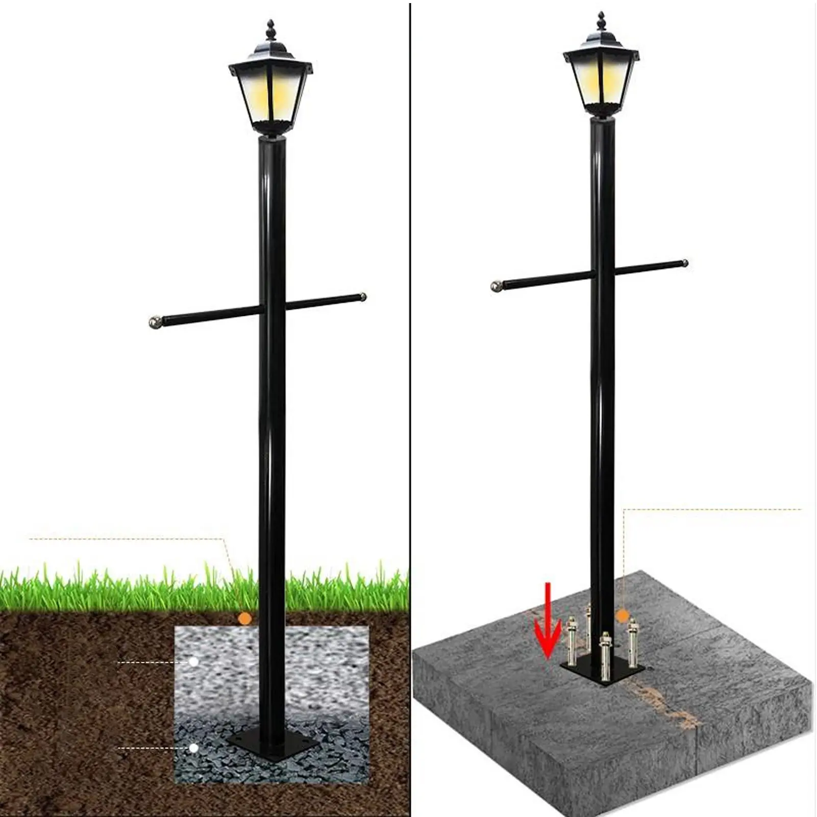 NEW Street Light Pole 13ft Tall Street Light Pole 13ft Tall Outside Split Outdoor Lighting Lamp Monitoring Post Props
NEW Street Light Pole 13ft Tall Street Light Pole 13ft Tall Outside Split Outdoor Lighting Lamp Monitoring Post Props