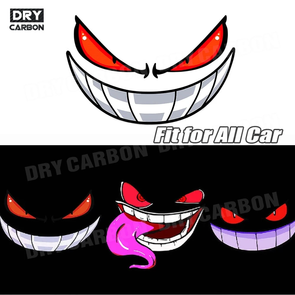 1pcs Reflective Car Stickers - Improve Your Vehicle's Visibility and Safety with Devil Smile Stickers
1pcs Reflective Car Stickers - Improve Your Vehicle's Visibility and Safety with Devil Smile Stickers