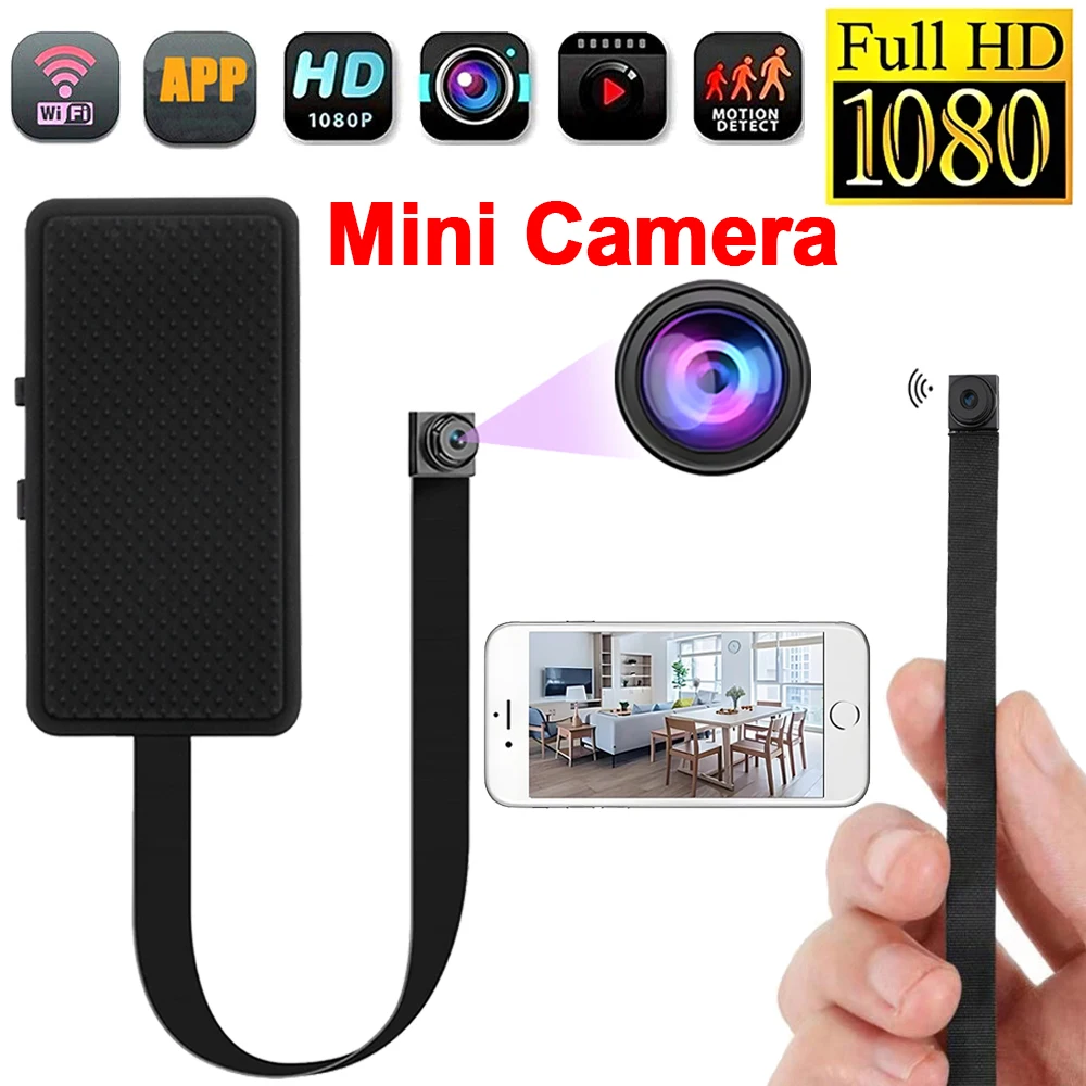 HD 1080P Мини-камера Портативная DIY Wi-Fi Микро-видеокамера Контурная запись Няня Cam P2P Беспроводная веб-камера Поддержка удаленного просмотра
HD 1080P Мини-камера Портативная DIY Wi-Fi Микро-видеокамера Контурная запись Няня Cam P2P Беспроводная веб-камера Поддержка удаленного просмотра