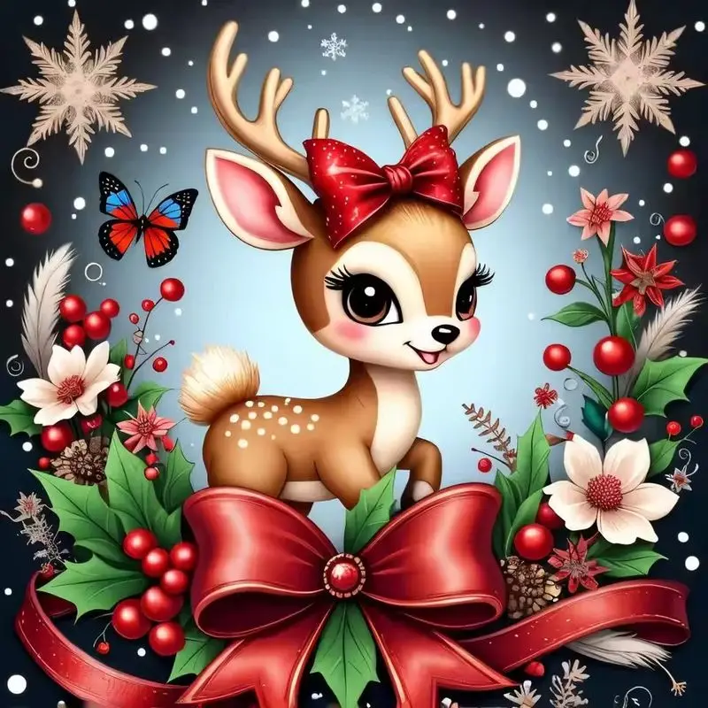 CHENISTORY Diamond Painting Christmas Deer Animals 5D DIY Full Square Diamond Embroidery Sale Rhinestone Picture Cross Stitch Ki
CHENISTORY Diamond Painting Christmas Deer Animals 5D DIY Full Square Diamond Embroidery Sale Rhinestone Picture Cross Stitch Ki