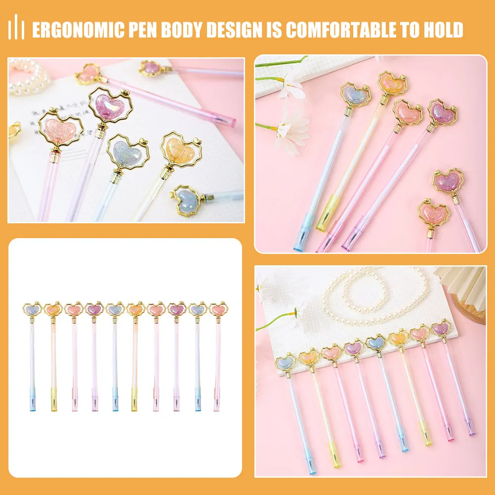 12Pcs Heart Shape Gel Pens Ergonomic Design Smooth Writing for Students Office Note Taking Prize Gifts Cute Pen
12Pcs Heart Shape Gel Pens Ergonomic Design Smooth Writing for Students Office Note Taking Prize Gifts Cute Pen
