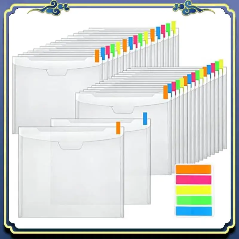 Portable 36Pcs Scrapbook Paper Storage With Buckle Design,With 100Pieces Multicolor Sticky Index Tabs For Holding 12X12inch Pape
Portable 36Pcs Scrapbook Paper Storage With Buckle Design,With 100Pieces Multicolor Sticky Index Tabs For Holding 12X12inch Pape