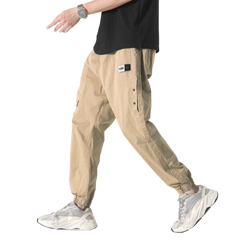 Men's Summer Long Pants, Thin Leggings, Workwear Pants, Youth Japanese Retro Button Loose Oversized Casual Sports Pants Trend
Men's Summer Long Pants, Thin Leggings, Workwear Pants, Youth Japanese Retro Button Loose Oversized Casual Sports Pants Trend