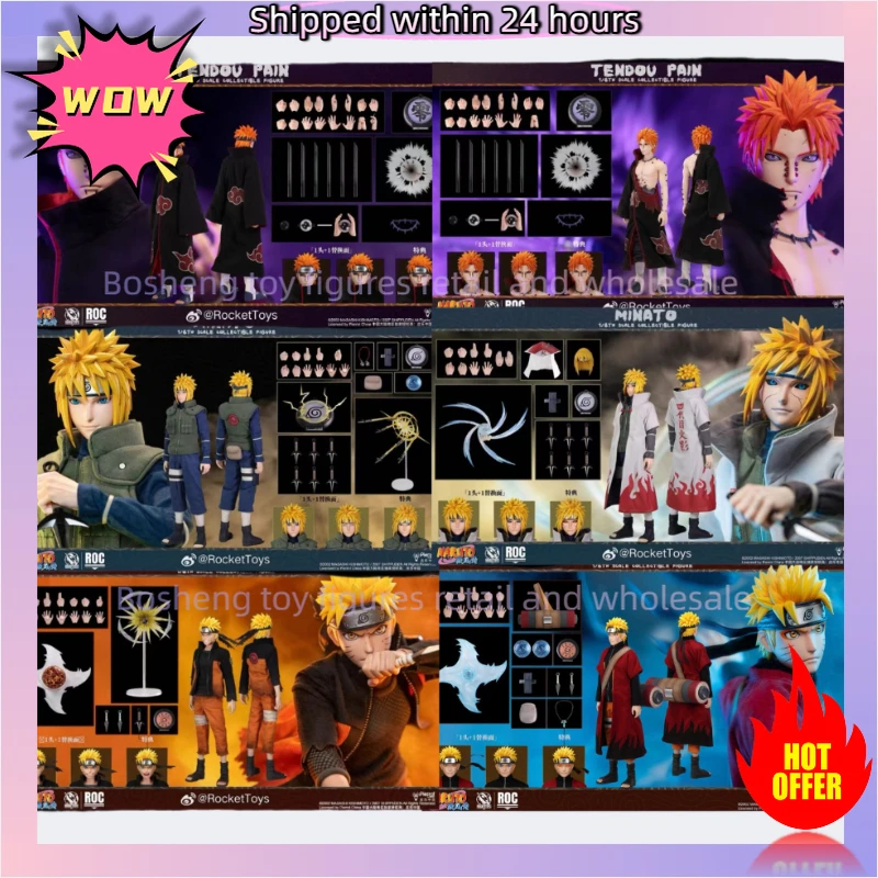 Pre-sale Original of RocketToys 1/6 Naruto Sage Mode ROC-011 and Battle Damaged ROC-012 Action Figures
Pre-sale Original of RocketToys 1/6 Naruto Sage Mode ROC-011 and Battle Damaged ROC-012 Action Figures