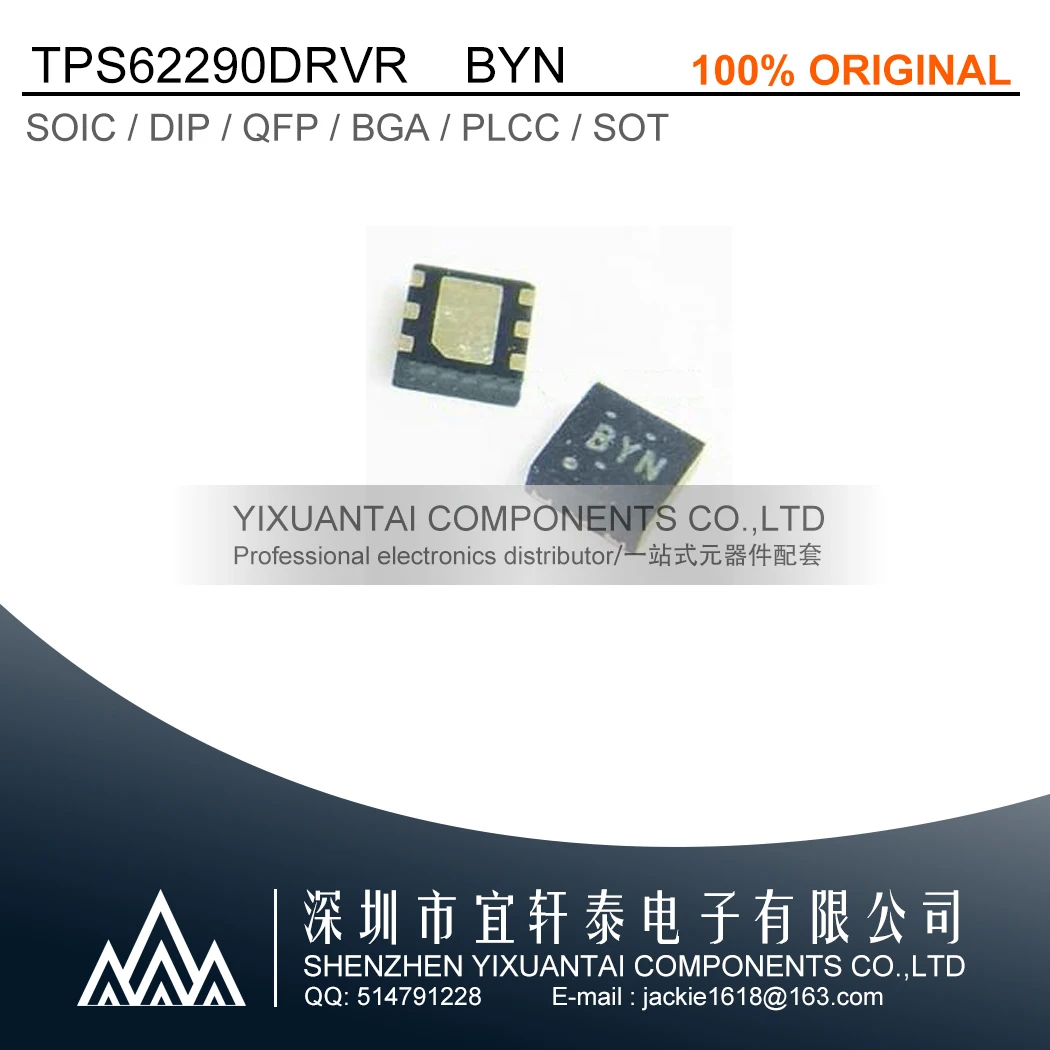 (10PCS) 100% Original TPS62290DRVR In Stock Newest TPS62290 62290 SON-6 YXT
(10PCS) 100% Original TPS62290DRVR In Stock Newest TPS62290 62290 SON-6 YXT